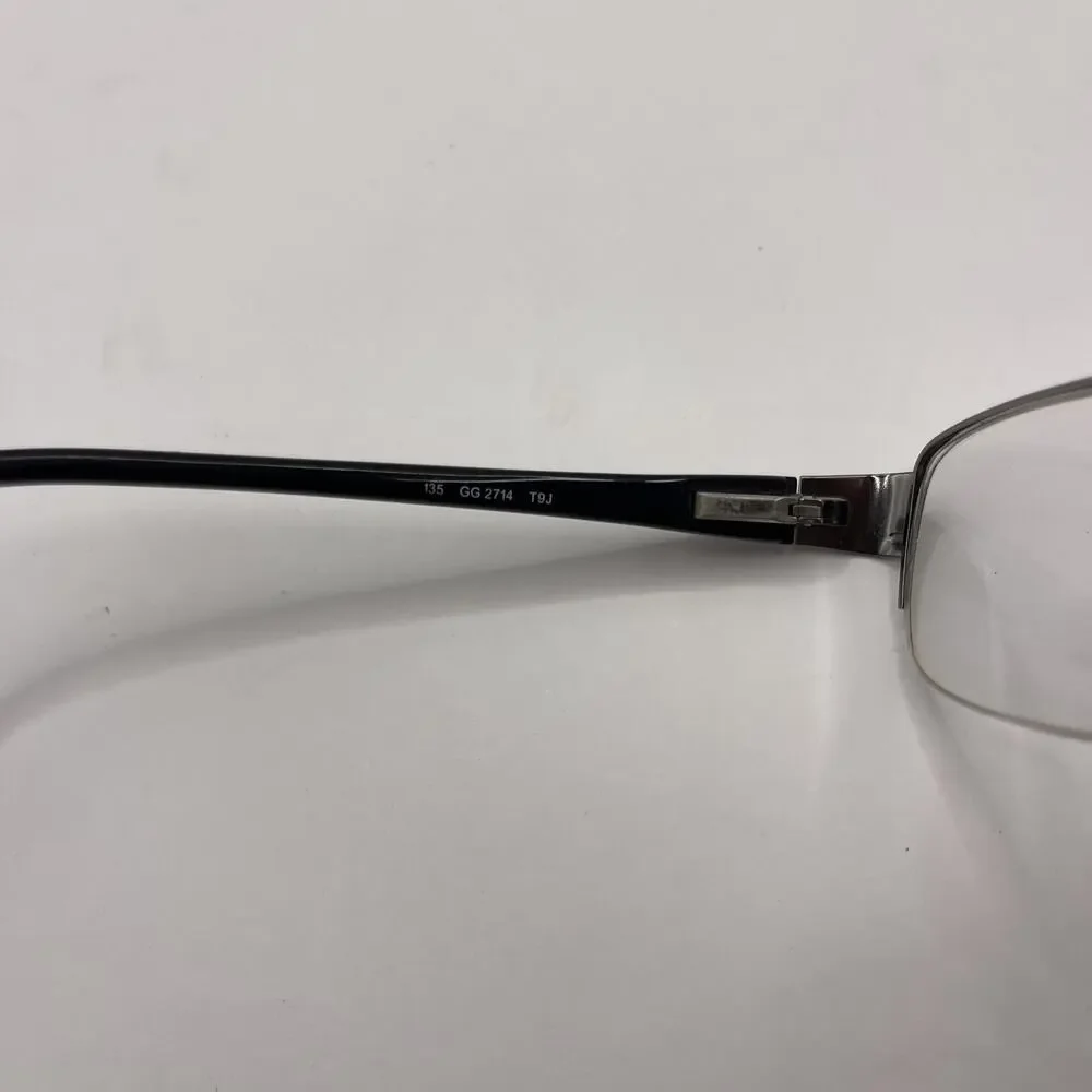 Gucci Eyeglasses GG2714 T9J Black, Green, Silver 52-18-135 *Frames Only*